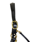 Otto Schumacher Leather Halter in Black