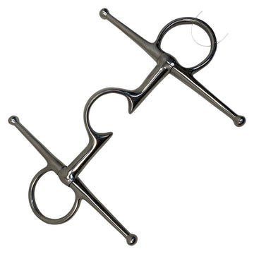 Solid Mouth Segunda Full Cheek Bit in Stainless Steel
