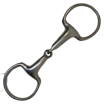 Hollow Mouth Eggbutt Jointed Snaffle in Stainless Steel