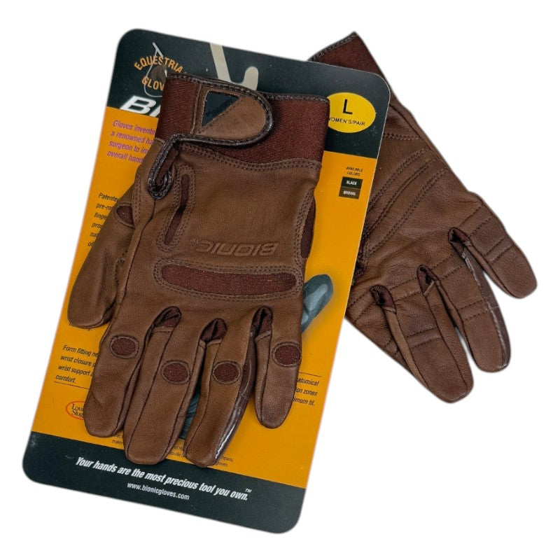 Bionic 'ClassicsGrip' Gloves in Brown