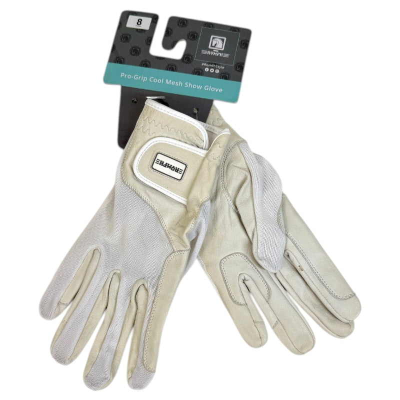 Romfh Pro-Grip Cool Mesh Show Gloves in White