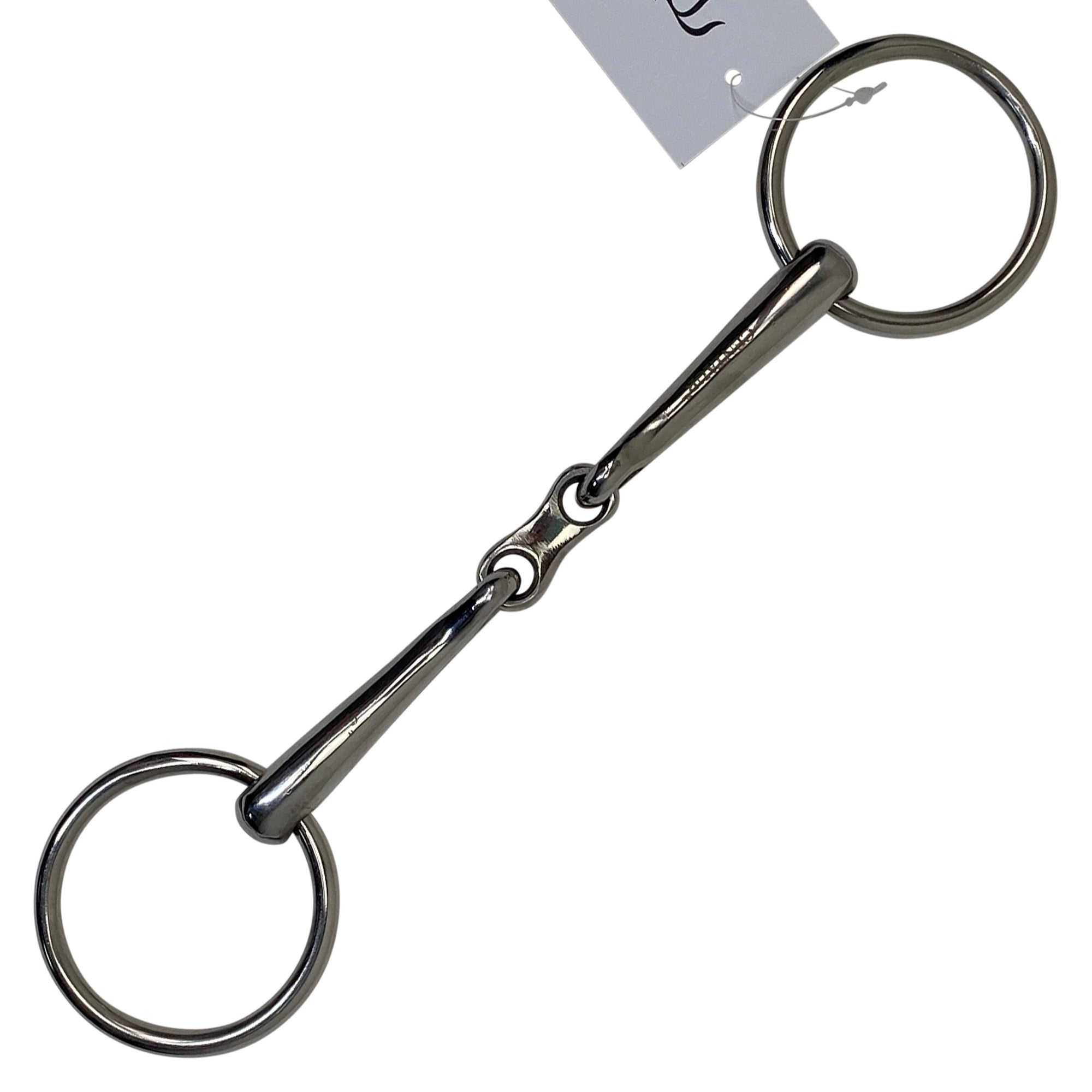 Centaur French Link Loose Ring Snaffle Bit in Stainless Steel - 6&quot;