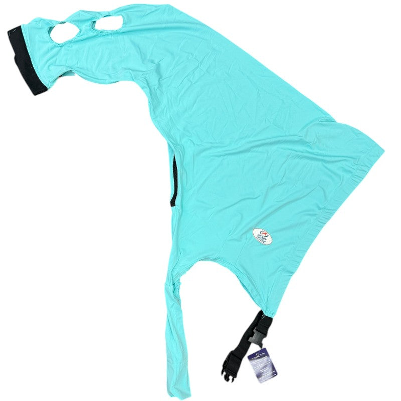 Derby Originals 'Comfort Stretch' Horse Hood in Carribean Blue