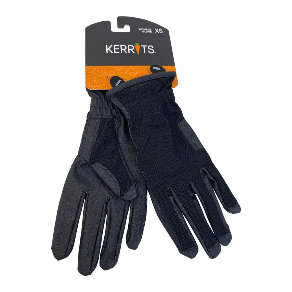 Kerrits Mesh Riding Gloves in Black