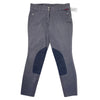 Front of Products Ariat Heritage Elite Knee Patch Breeches in Smoke