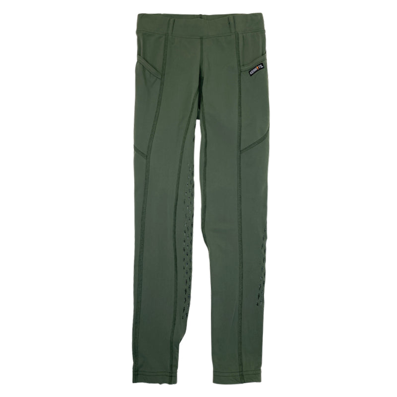 Kerrits 'IceFil' Tech Tights in Moss - Women's Small