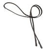 Black Oak Fancy Stitched Braided Reins in Brown