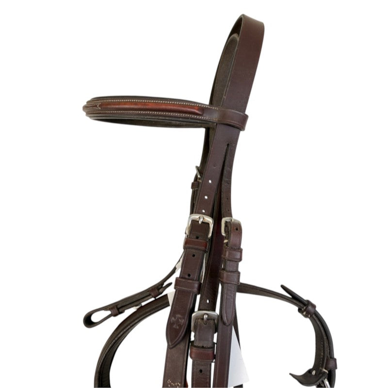 Fancy Stitched Bridle in Brown