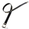 Leather Snaffle Belt in Black