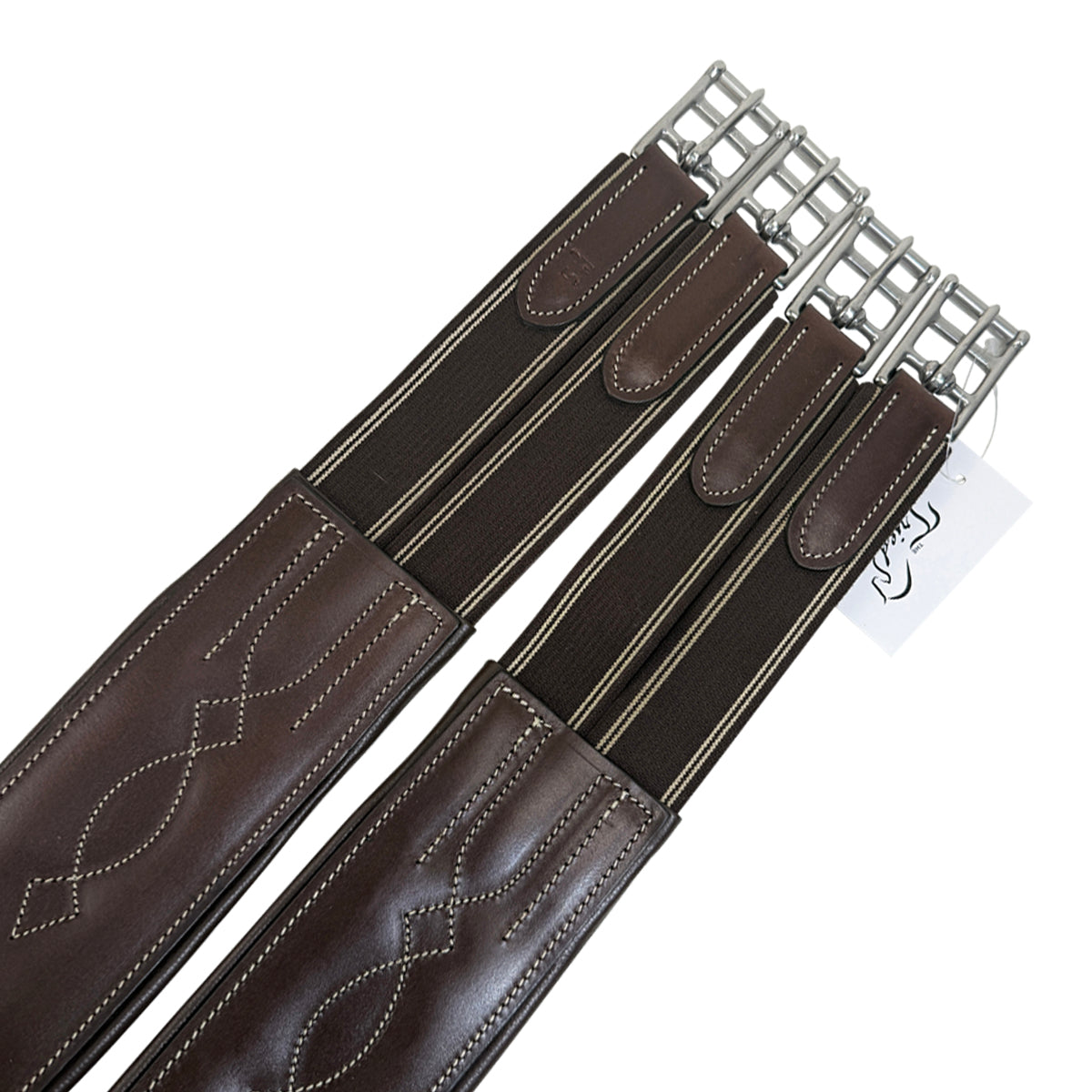 Shires &#39;Salisbury Atherstone&#39; Leather Girth in Australian Nut