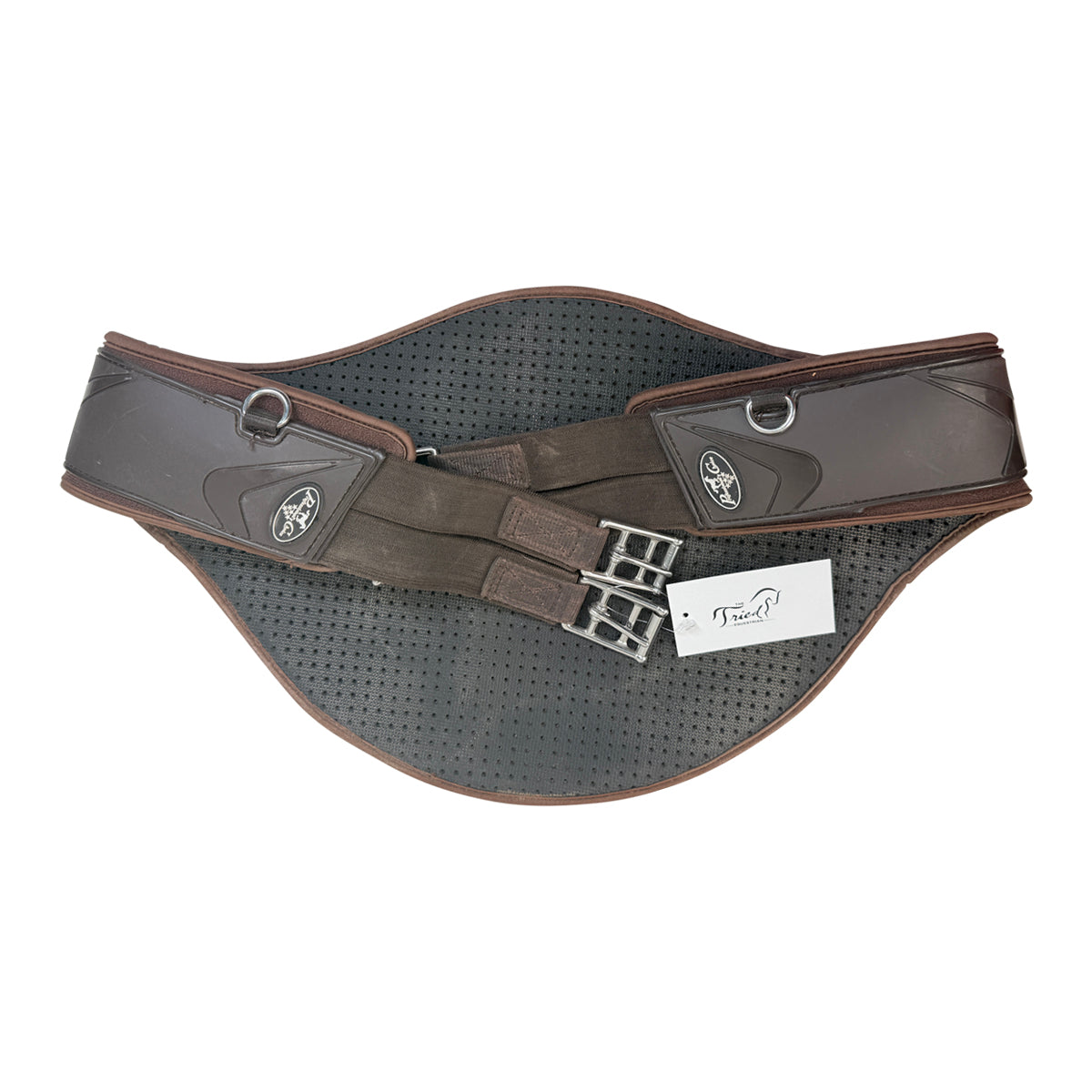 Professional&#39;s Choice VenTech Contoured Belly Guard Jump Girth in Brown
