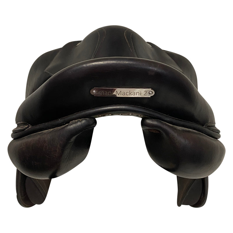 Back of Voltaire 2019 Stuttgart Saddle in Dark Brown