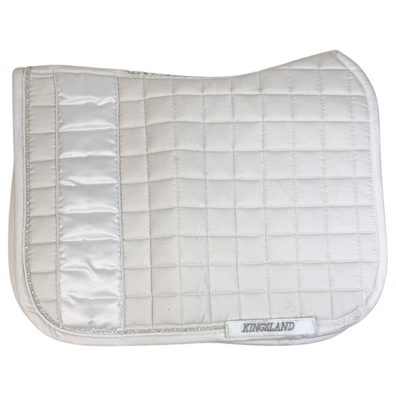 Kingsland 'Classic' Dressage Saddle Pad in White