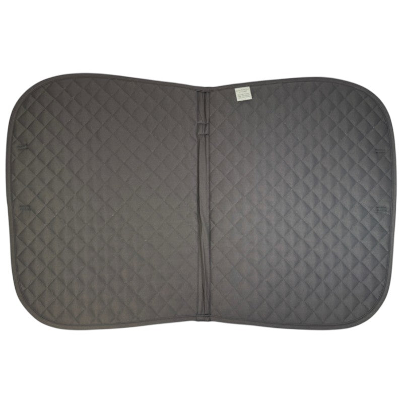 Dover Saddlery Quilted A/P Pad in Grey/Light Blue