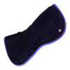 Ogilvy Jump Memory Foam Half Pad in Black/Blue Piping