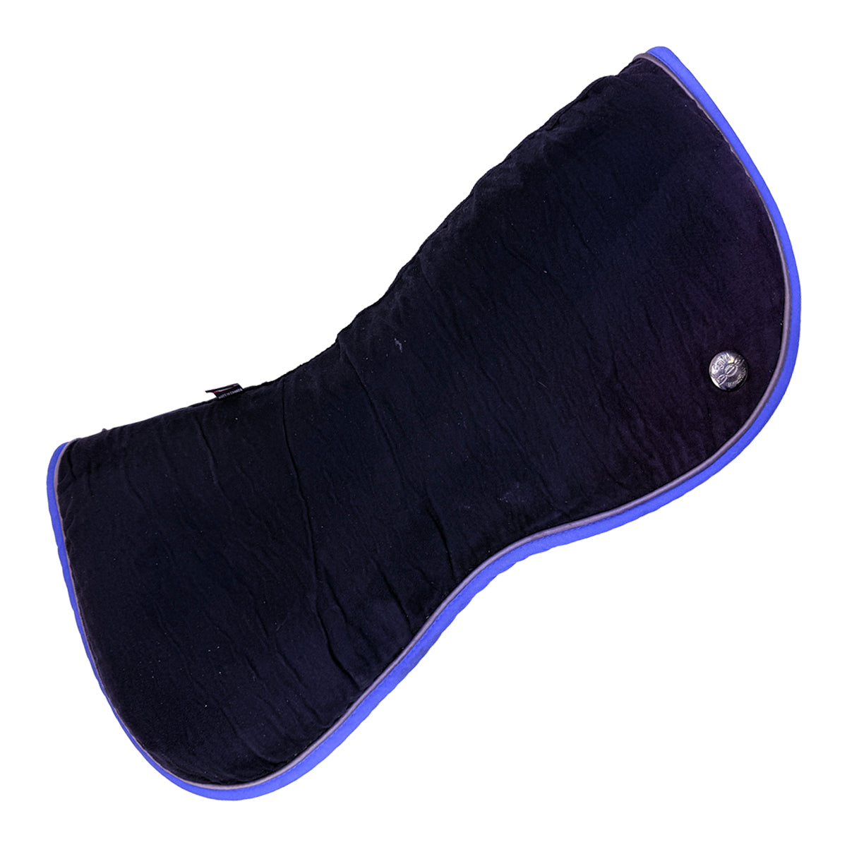 Ogilvy Jump Memory Foam Half Pad in Black/Blue Piping