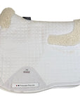 Premier Equine Close Contact Merino Wool Dressage Pad in White