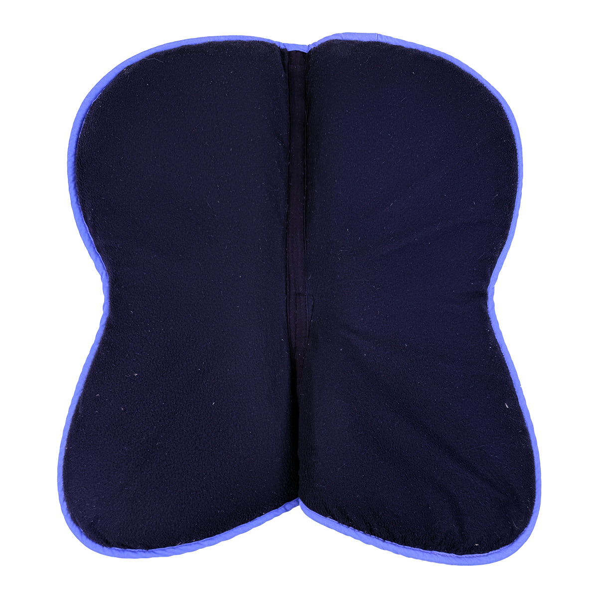 Ogilvy Jump Memory Foam Half Pad in Black/Blue Piping