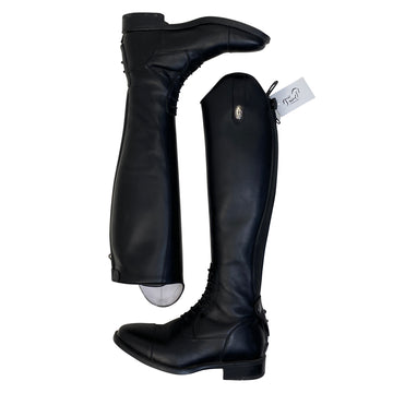 DeNiro Tricolore 'Amiable Smooth' Field Boots in Black