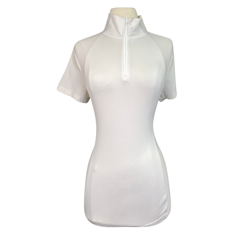 Asmar Equestrian 'Rennes' Compression Top in Eggshell
