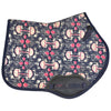 Romfh Curvy Saddle Pad in Navy Floral Bits