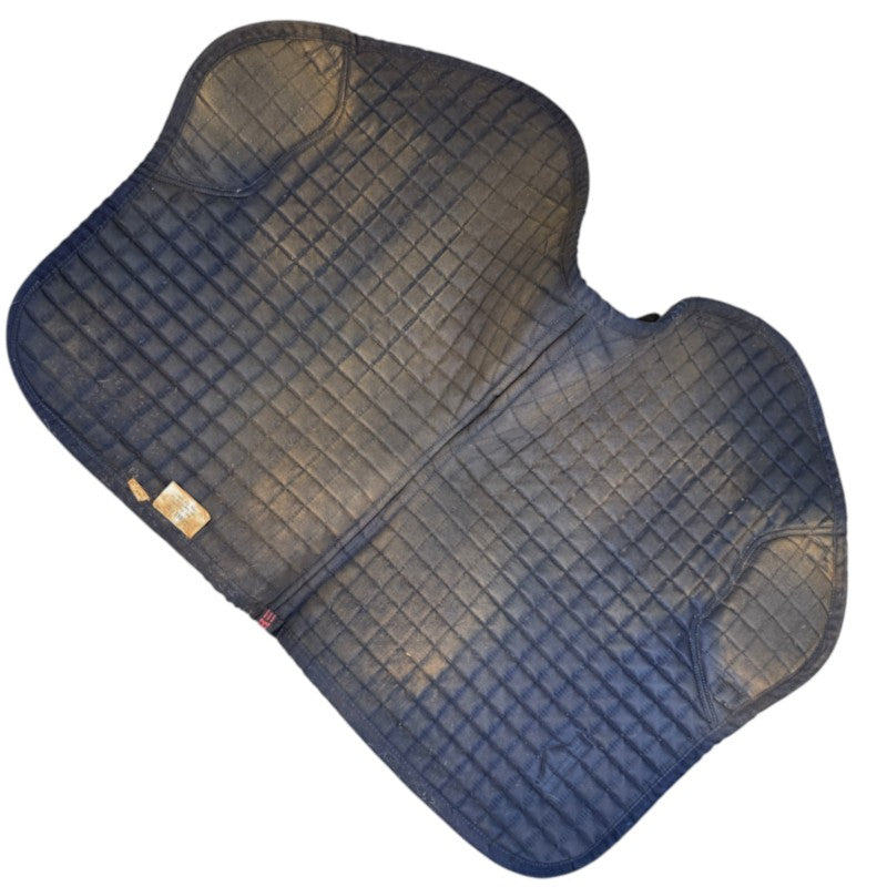 Romfh Curvy Saddle Pad in Navy Floral Bits