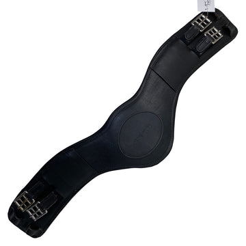 MTL Anatomic Shaped Padded Leather Dressage Girth in Black