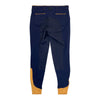 Dover Saddlery 'Wellesley' Full Seat Breech in Navy/Orange