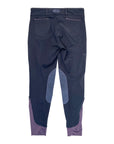 Dover Saddlery 'Wellesley' Knee Patch Breech in Blue/Purple