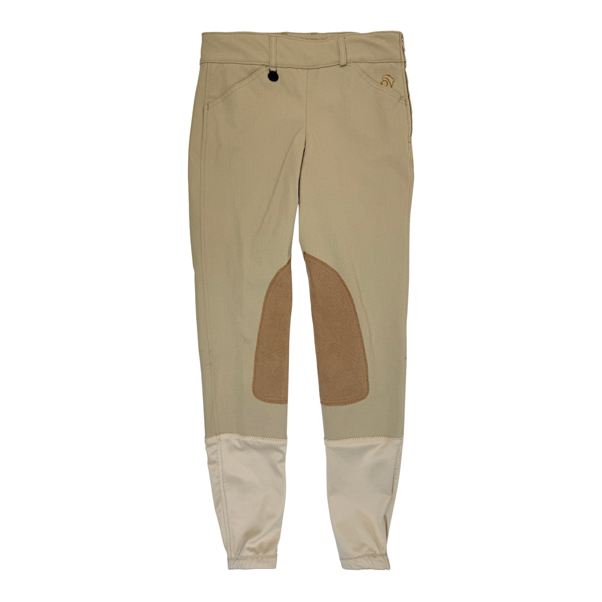 Ovation Euroweave Side Zip Breeches in Tan