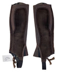 Inside of Products Ariat All Around Half Chaps III in Chocolate
