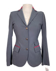 Cavalleria Toscana Competition Jacket in Grey/Burgundy