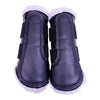 Dressage Sport Boot Brushing Boots in Black/Sheepskin