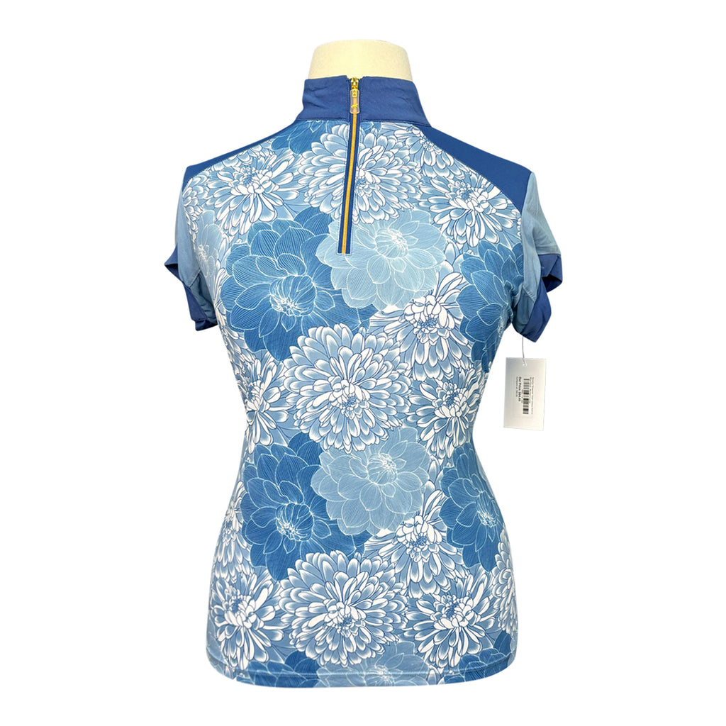 Novella 'Shawnee' Short Sleeve Shirt in Blue Floral 