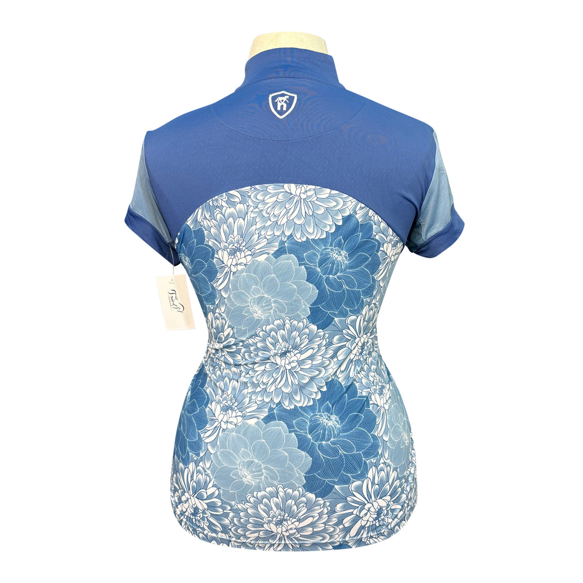Novella 'Shawnee' Short Sleeve Shirt in Blue Floral 