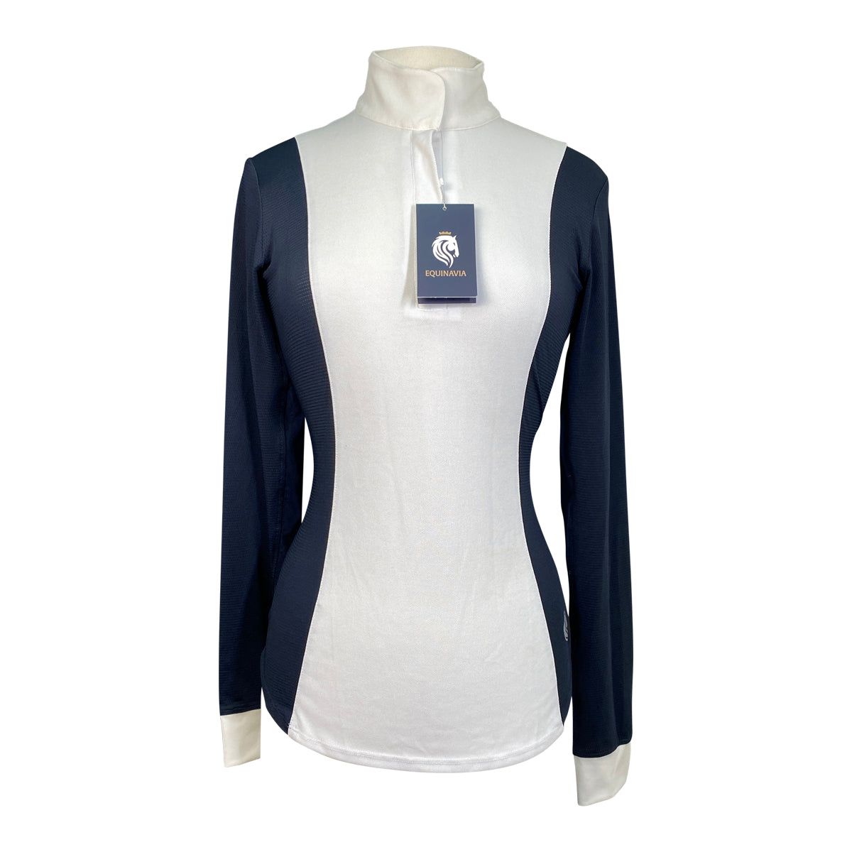 Equinavia 'Martha' Show Shirt in Navy/White