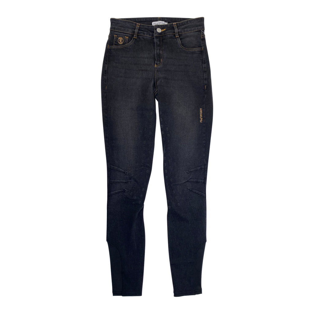 PS of Sweden 'Maggie' Denim Full Seat Breeches in Black