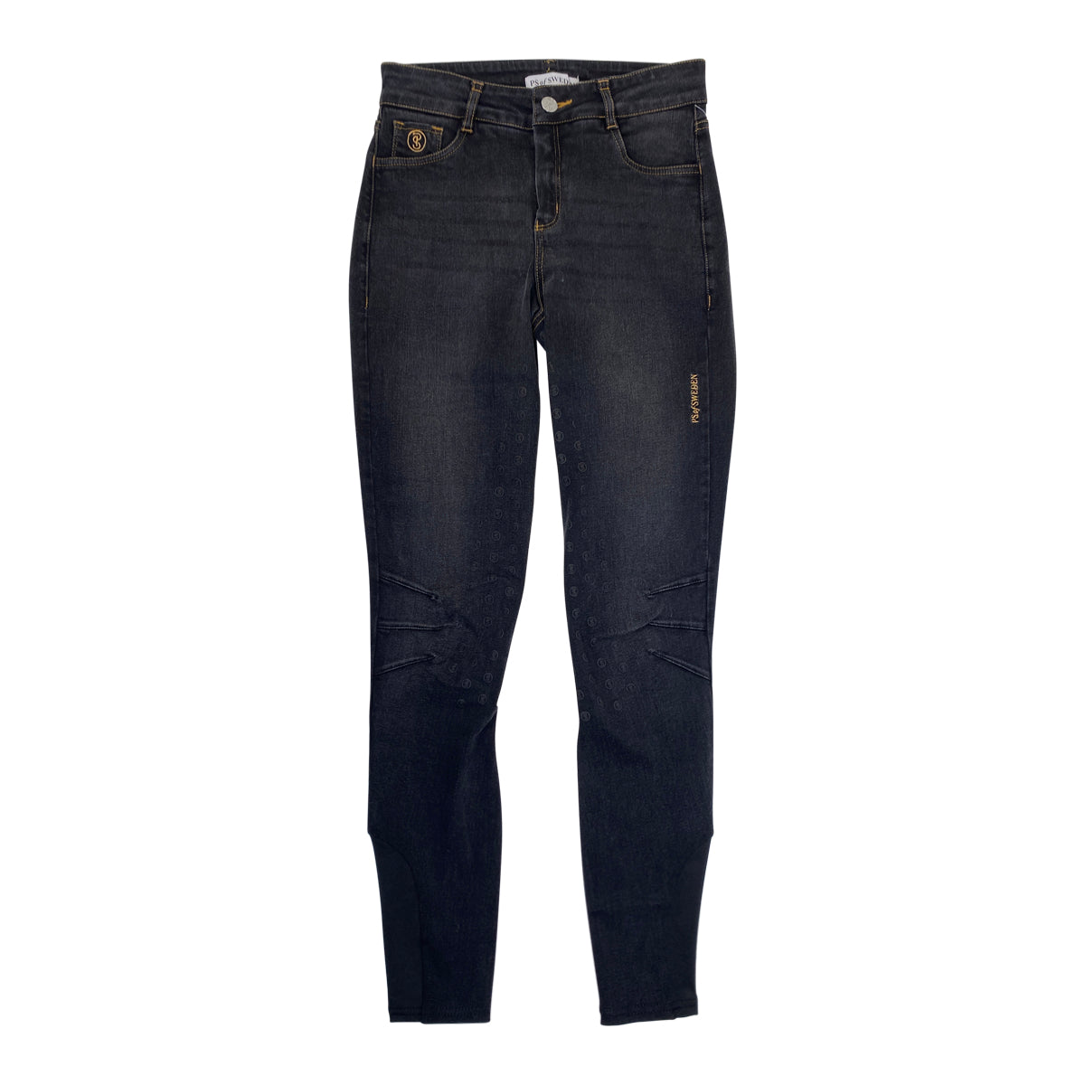 PS of Sweden 'Maggie' Denim Full Seat Breeches in Black