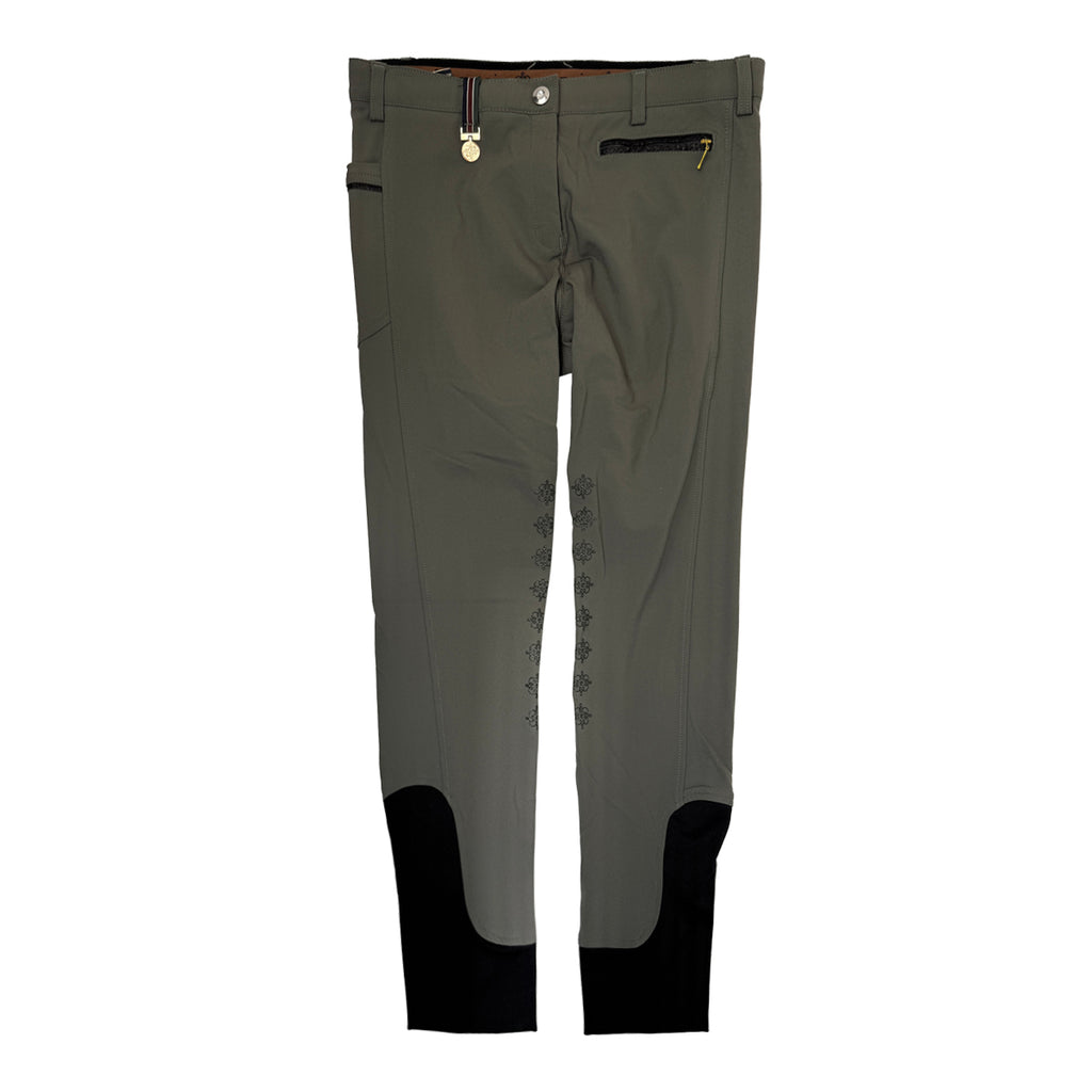 Espoir 'Inspire' Bamboo Knee Patch Breeches in Grey