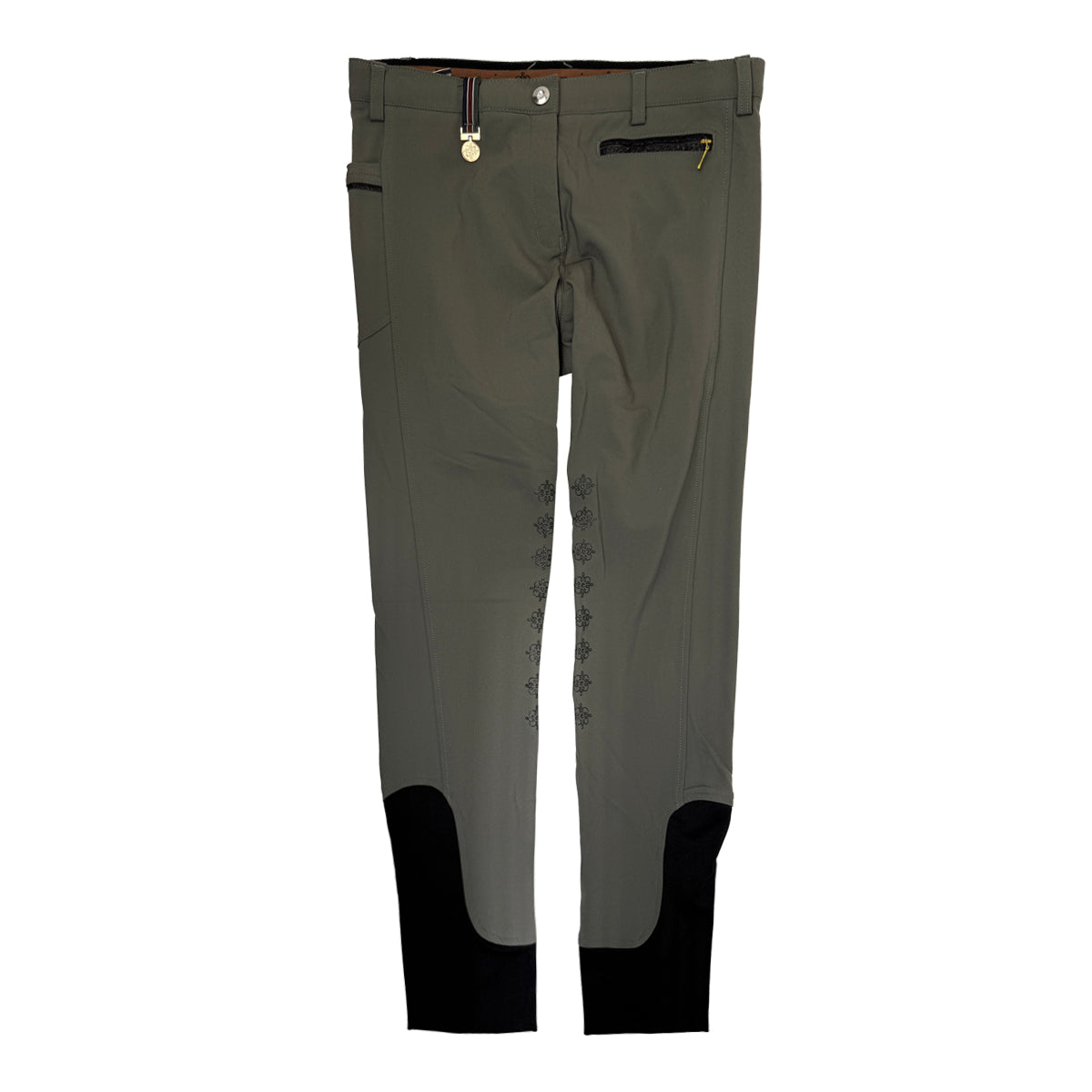 Espoir 'Inspire' Bamboo Knee Patch Breeches in Grey