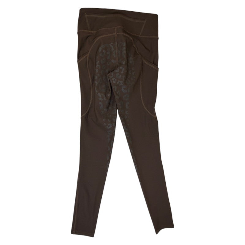 Goode Rider 'Energy' Full Seat Tight in Hazelnut/Leopard