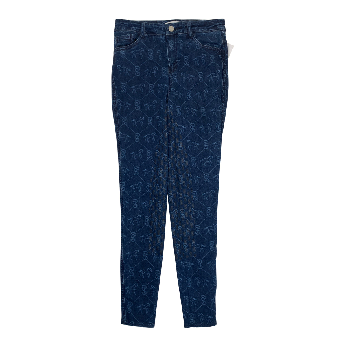 PS of Sweden &#39;Running Horse&#39; FG Denim Breeches in Denim 