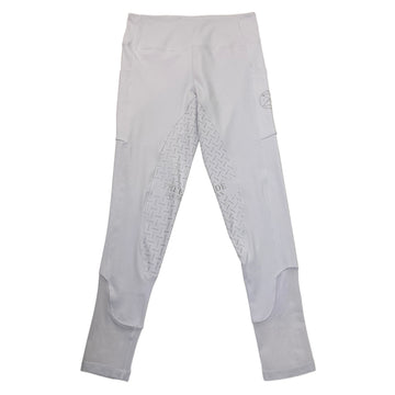 Free Ride 'Define' Full Seat Tights in White