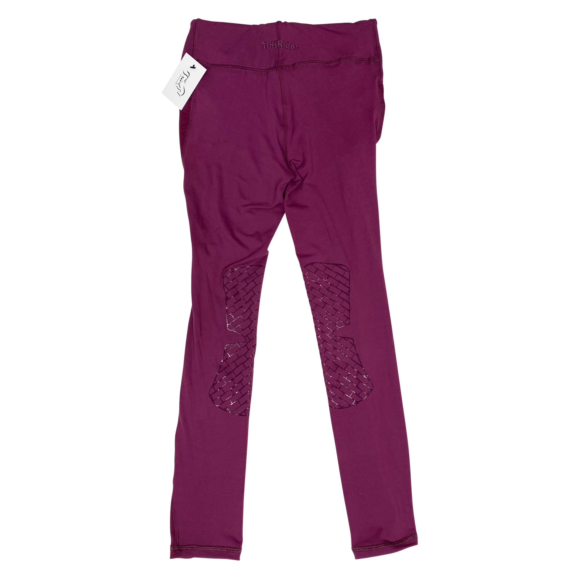 TuffRider 'Minerva' Equicool Tights in Plum - Children's Large
