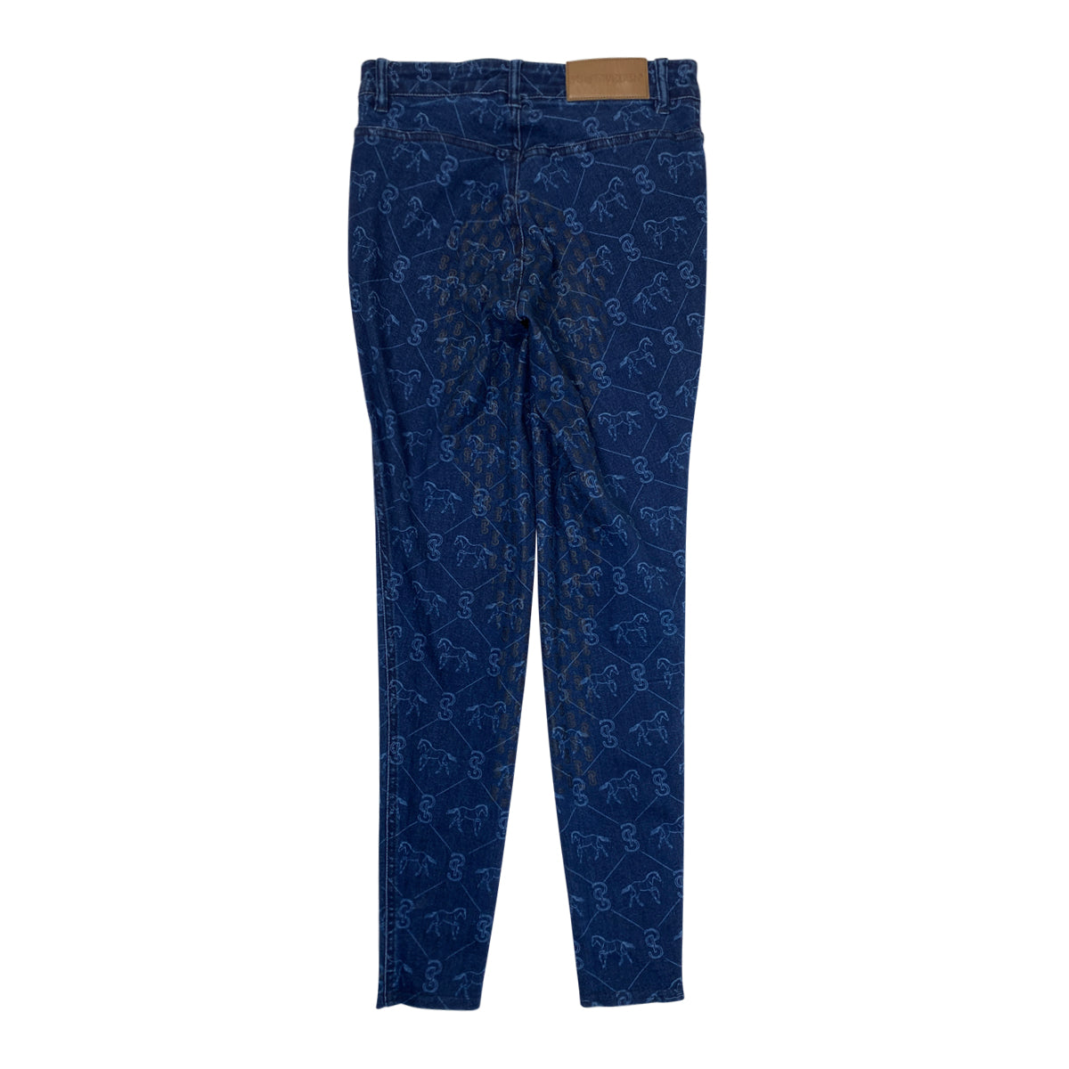 PS of Sweden &#39;Running Horse&#39; FG Denim Breeches in Denim 