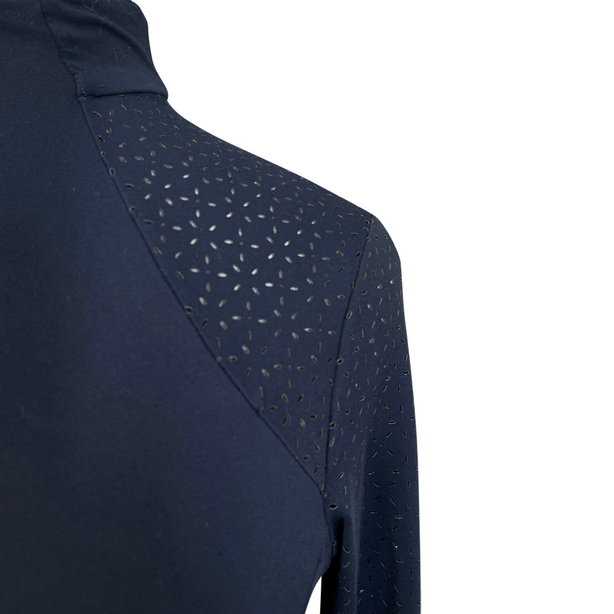LeMieux Long Sleeve Lazercut Baselayer in Navy