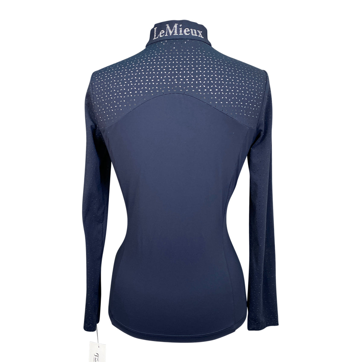 LeMieux Long Sleeve Lazercut Baselayer in Navy