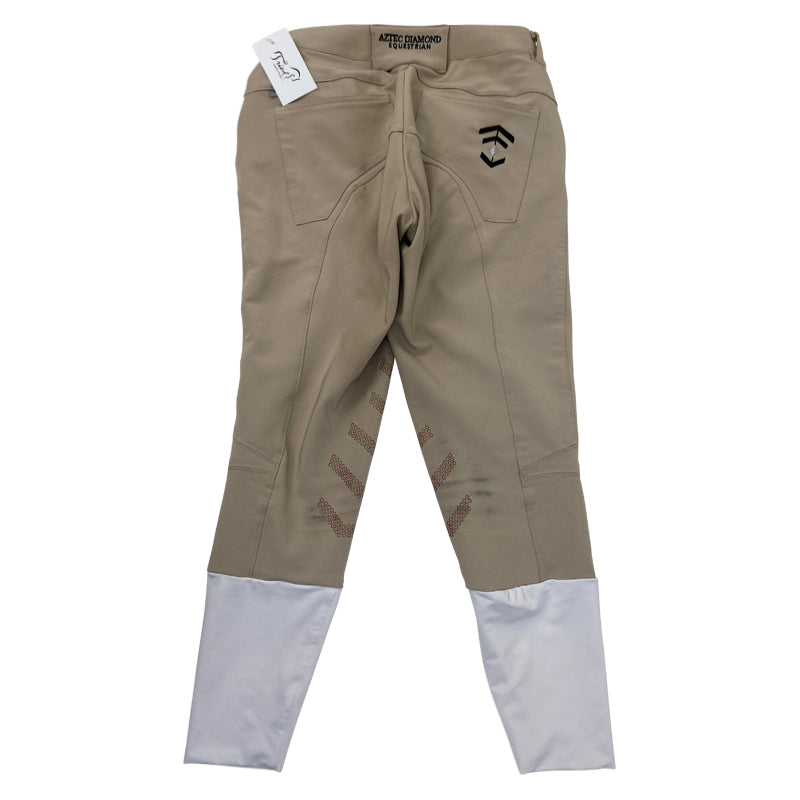 Back fo Aztec Diamond 'Skyline' Breeches in Tan