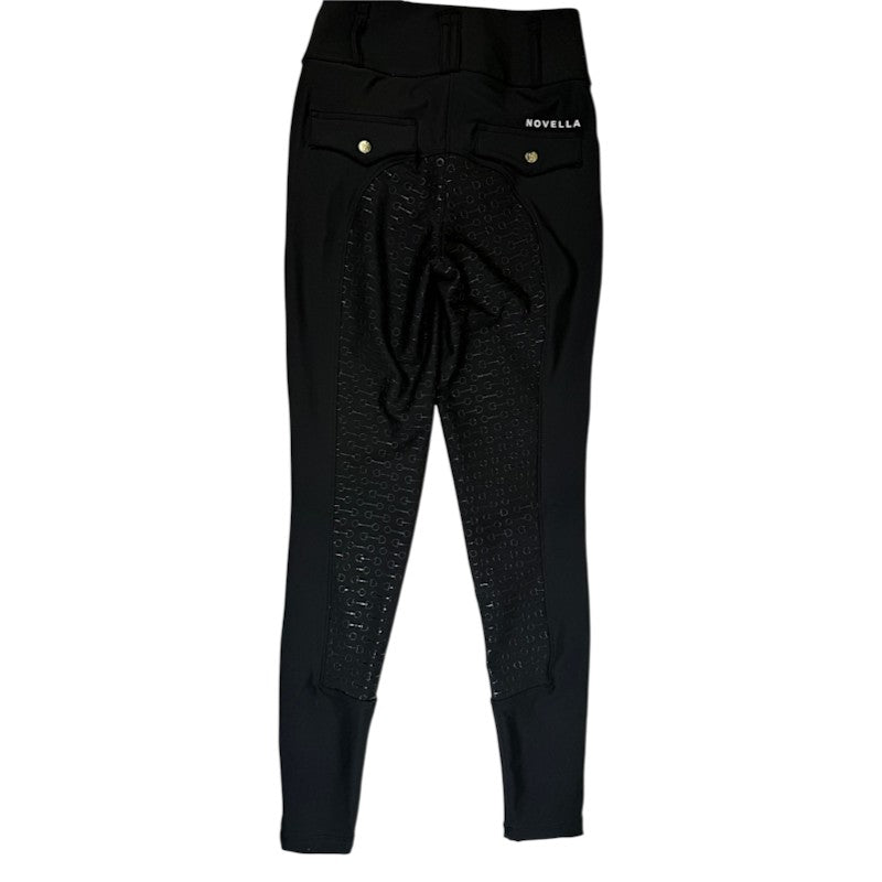 Novella Equestrian 'The Smooth Fit' Full Seat Breeches in Black - Women's XS