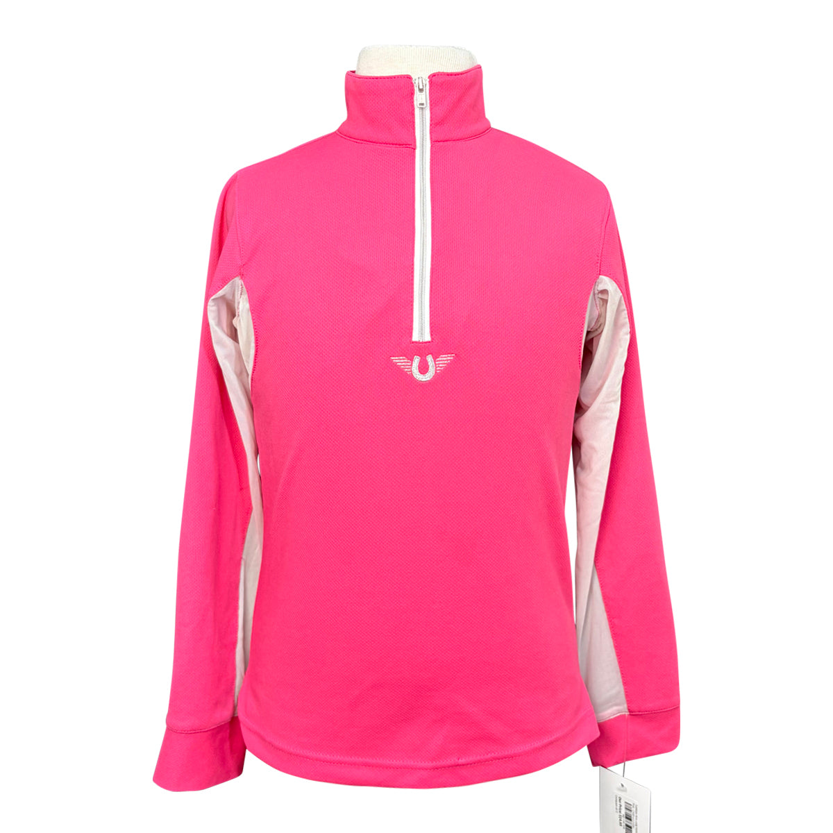 TuffRider Kids Long Sleeve Shirt in Hot Pink